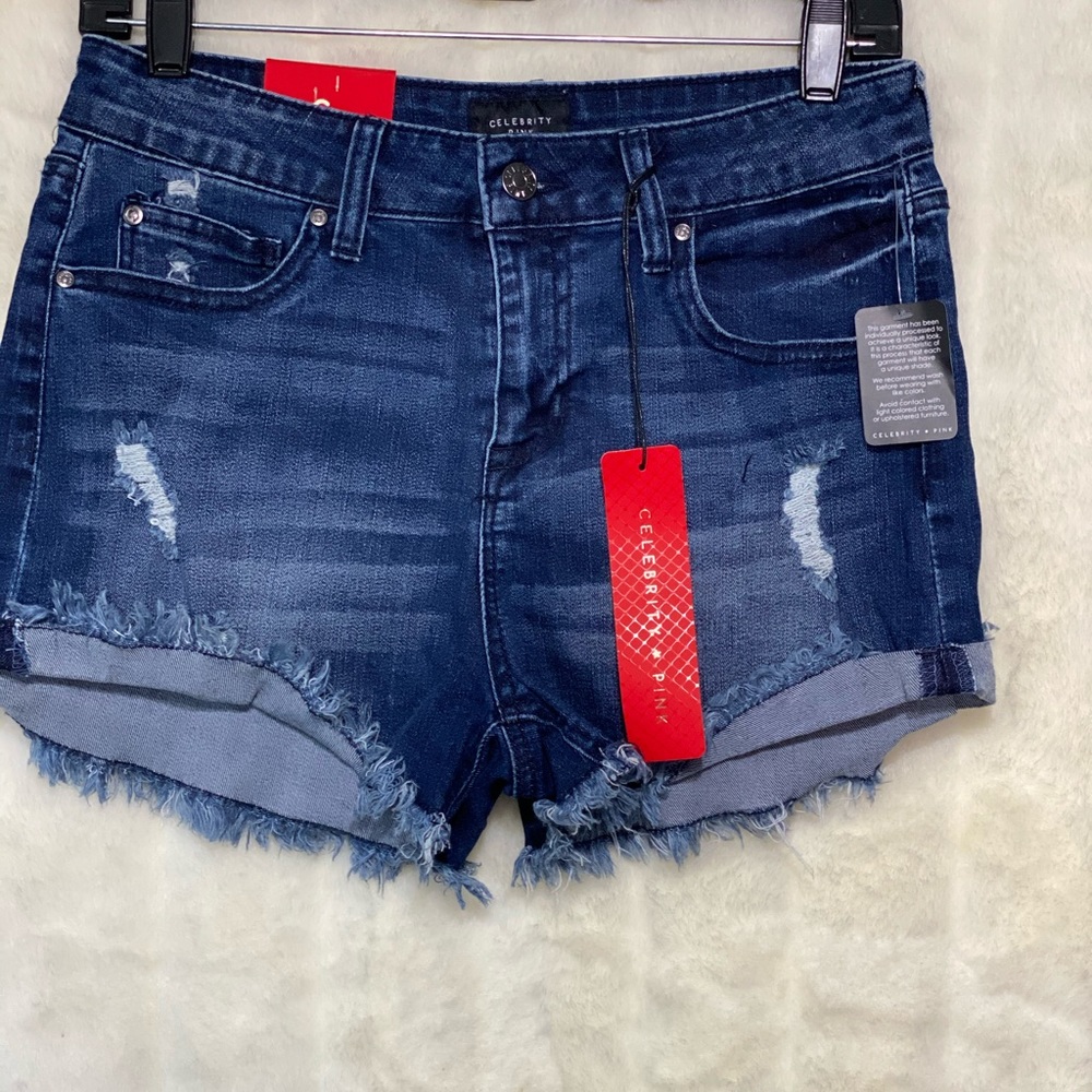 NWT Celebrity pink jeans ripped  shorts!